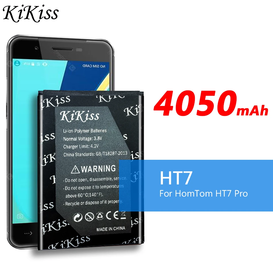 Мощная батарея 4050mAh Замена батареи сотового телефона для Homtom HT7 / Pro + трек