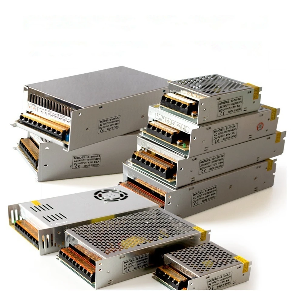 Трансформаторы DC 5 V Питание адаптер 5В 2A 3A 5A 6A 8A 10A 15A 20A светодиодный драйвер полосы