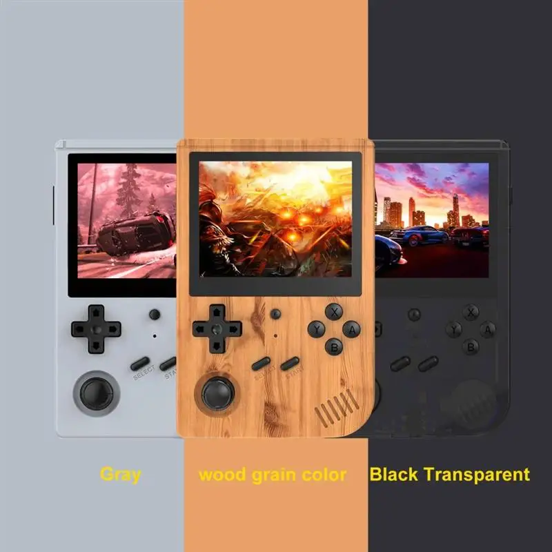 RG351V Handheld Game Console 3.5-Inch IPS Screen Retro Game Player Console For PSP/PS1/N64/NDS RK3326 Open Source Consoles