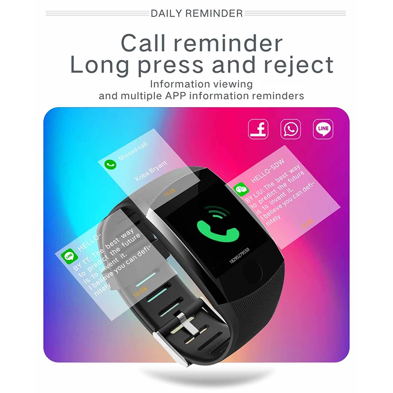 

Q11 Color Screen Smart Watch Raise Hand Bright Screen Waterproof Rhythm Monitoring Sports Step Counter Smart Wristband
