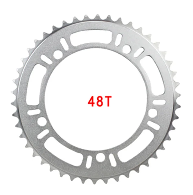 Bike Chainring Single Speed Fixed Gear Road Bike Track Folding Bicycle 130 BCD Fixie  39/44/46T/48T/53T 1/2X1/8