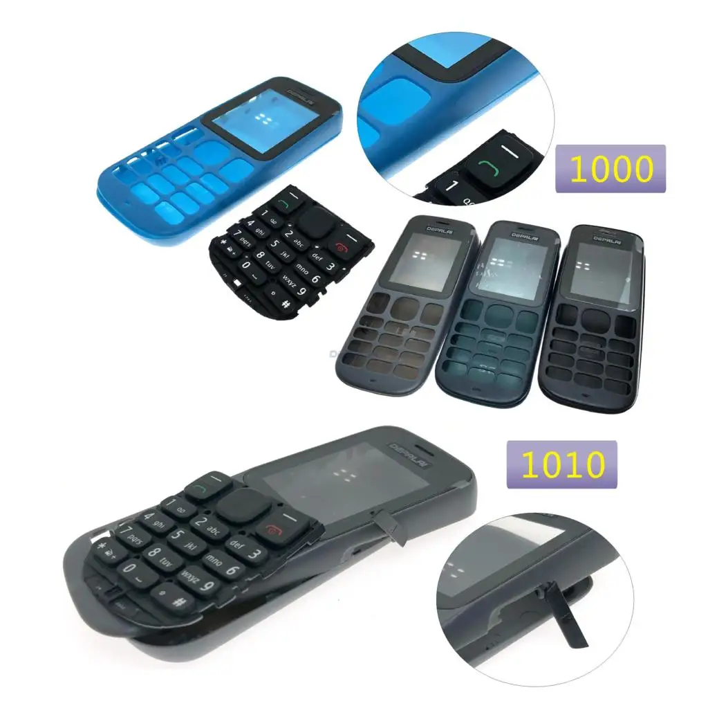 Nuova Custodia Per Nokia 101 1010 1000 Dual Sim Custodia Per Cellulare Cover Tastiera Rosso Nero Bianco