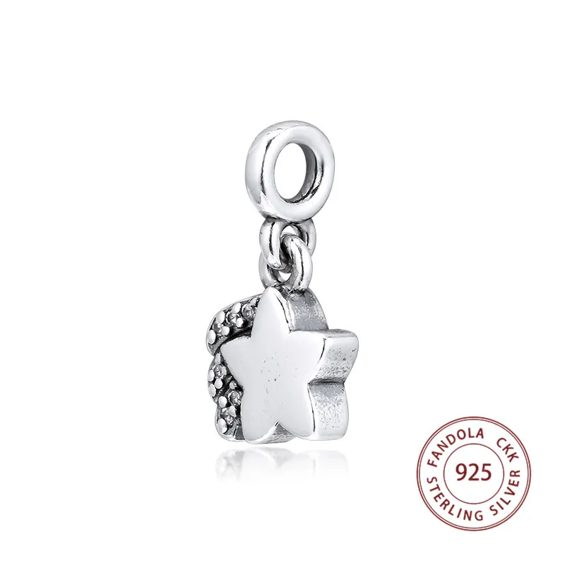 ME серия подходит для браслета Pandora Argent 925 пробы серебро My Shooting Star Висячие Подвески бусины для изготовления ювелирных изделий perles