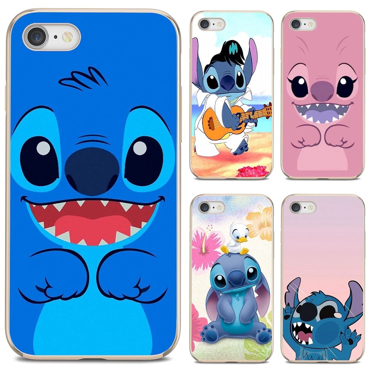 D stitch Póster rosa iPhone 10, 11, 12 Pro, Mini 4S, SE 5C, 6S, 7, 8, X, XR, XS Plus, Max, 2020|Fundas antigolpes para teléfono| - AliExpress