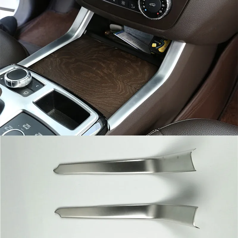 Центральный держатель стакана для воды отделочные полосы Mercedes Benz ML GL GLE GLS 2012-2019