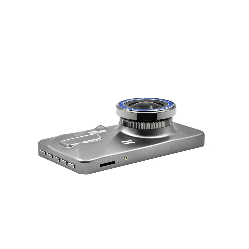 Leadfan HD 4 дюйма с двойным объективом 1080P Скрытая широкоугольная камера для вождения