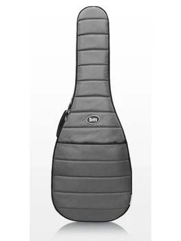 

Bm1067 semi acoustic pro case for acoustic guitar, gray, bag & music
