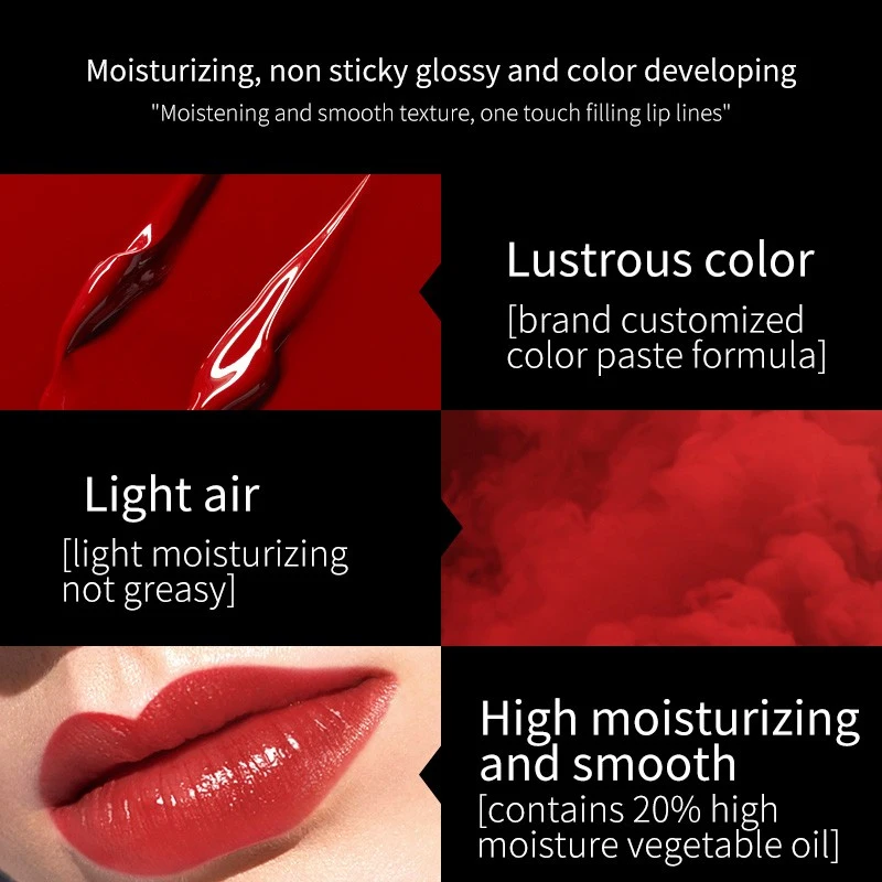 Colorkey 18 Colors Shimmer Glossy Liquid Lipstick Waterproof Lasting High Shine Lip Gloss Nourise Plump For Daily Lip Cosmetic