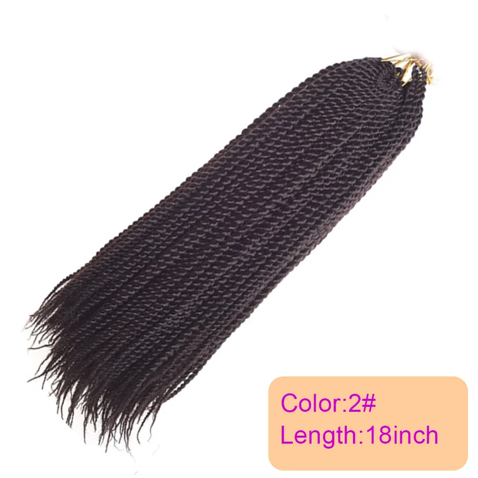 24 дюйма Омбре косички волосы мягкие Сенегальские твист волосы крючком косички 30 корней/упаковка синтетические косички волосы для женщин серый - Цвет: NC/4HL
