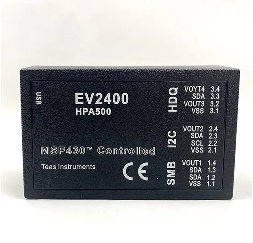 최신 EV2400 TI HPA500 Bqstudio 디버거 UAV 배터리 유지 보수 도구, 배터리 게이지 감지 회로 SMBus 교체 EV2300