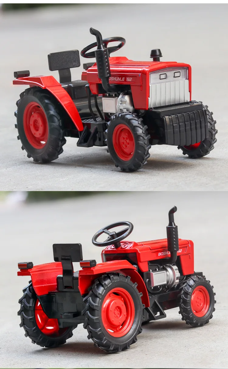 WHZ SKU13005 имитация 1:32 сельскохозяйственная специализированная сумка для трактора звук и светильник с открытой дверью детская Игрушечная модель автомобиля из сплава