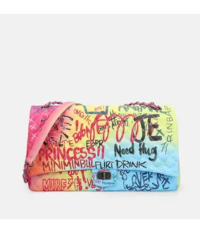 

Women Bags 2020 graffiti Female Bags Super Large Capacity Travel Luxury Handbags Designer bags Famous Brand Women Tote Bags