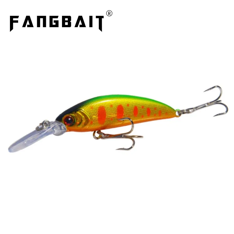 Fangbait и сукари 50SS Minnow 50 мм 5g опускается на дно рыболовные приманки глубина