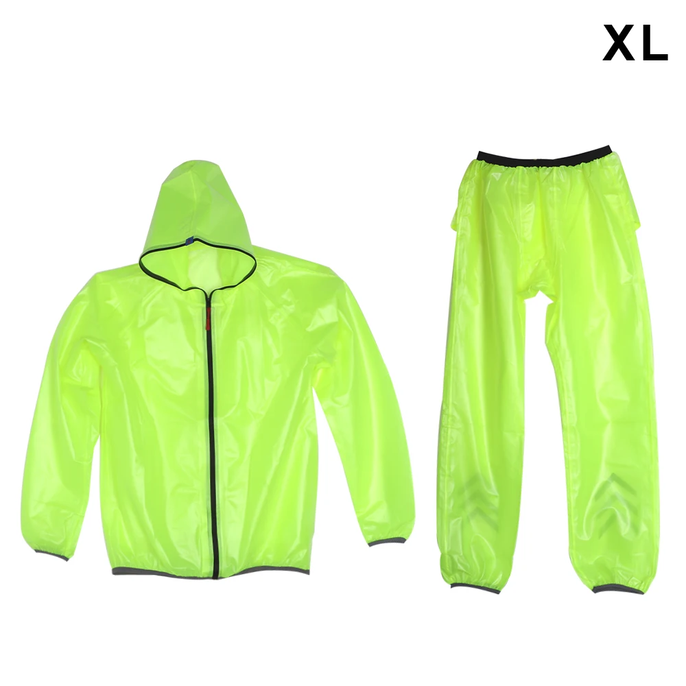 Green XL Велосипедный дождевик бытовые товары дождевик мотоцикл непромокаемый дождевик костюм дождевик - Цвет: Green XL