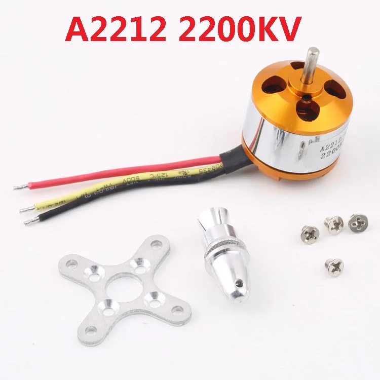 A2212 бесщеточный двигатель 930Kv/1000Kv/1400Kv/2200Kv двигатель БПЛА постоянного тока двигатель с фиксированным крылом дистанционного управления авиационный двигатель