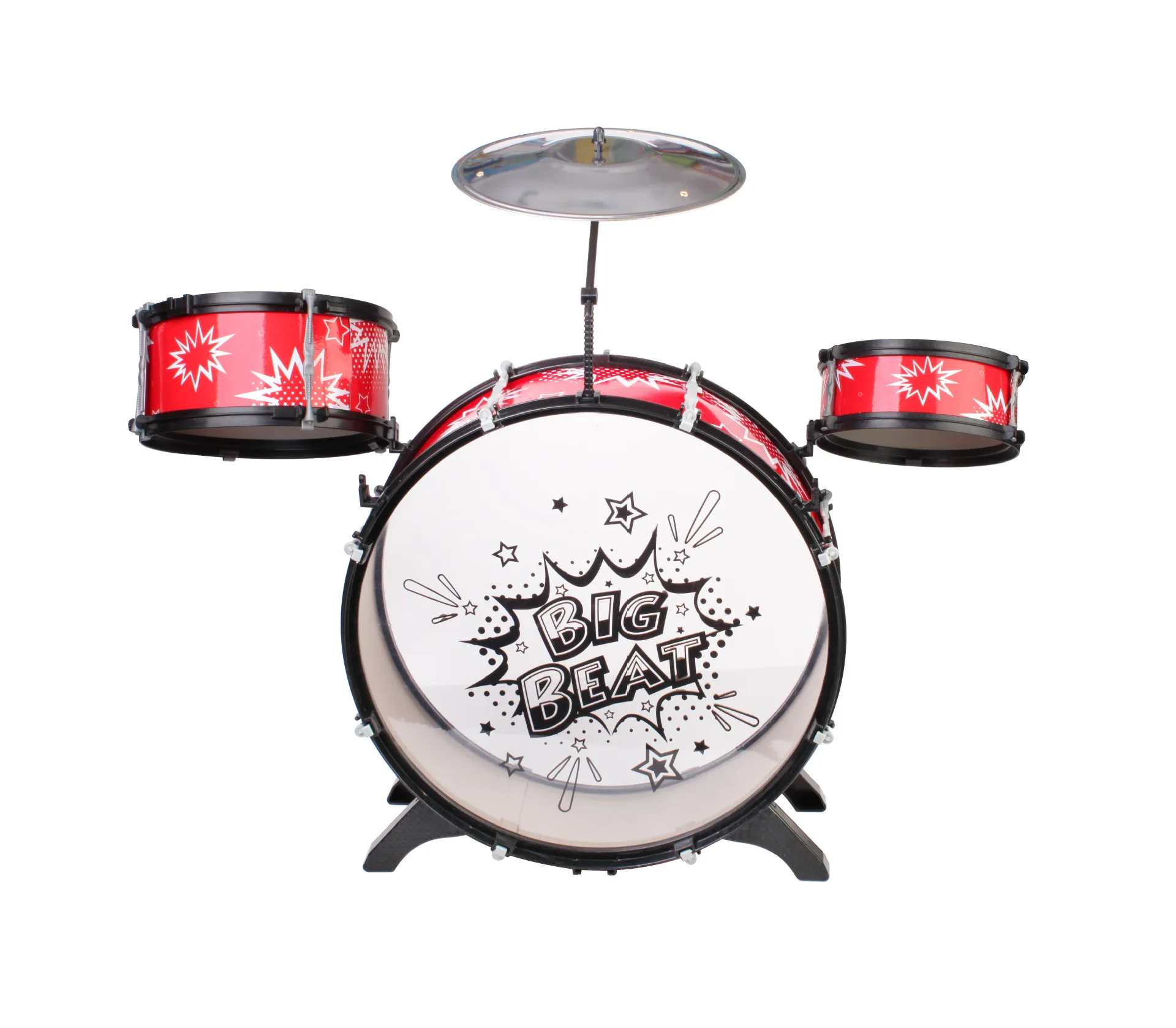 Large Size CHILDREN'S Jazz Drum Kit Model Jazz Drum Pedal Toy Drum Music Beat Musical Instrument Toy Stall Wholesale
