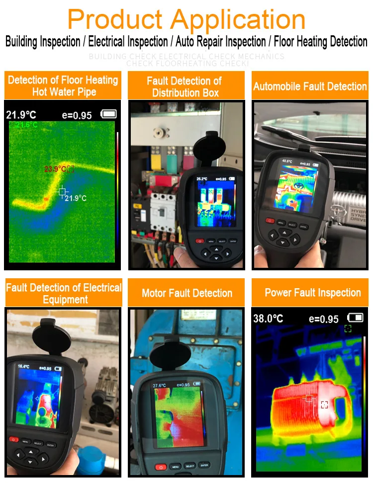 Thermal Imaging Camera For Water Leak Detection Water Leakage