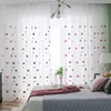 Modern Children Cartoon 3D Heart Tulle Curtains For Girls Bedroom Sheer Curtain Finished For Living Room  Custom Panel X521#4 ► Photo 2/6