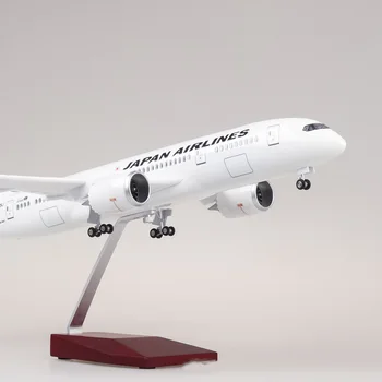 

1/130 Scale Japan Airplane Model Boeing B787 Airlines Model LED Light and Wheel Diecast Plastic Resin Plane