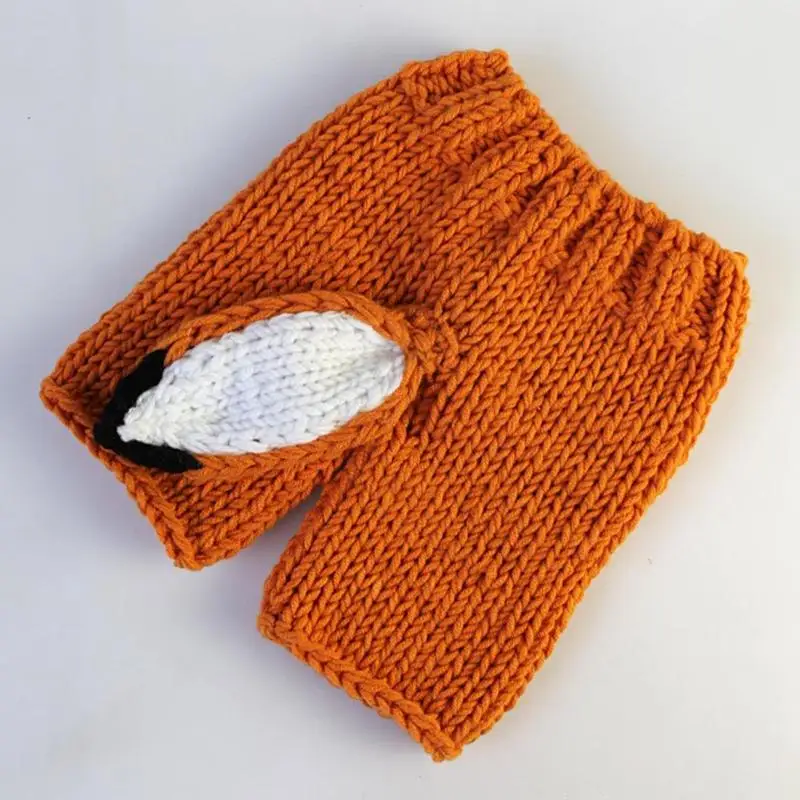 Детская фотография реквизит ручной работы вязаная одежда Beanie брюки костюм наряды