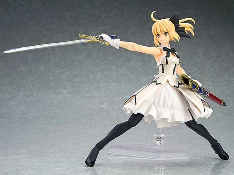 Фигурка саблей 15 см Figma EX 038 из ПВХ сексуальная девушка фигурка надпись Fate Stay Night