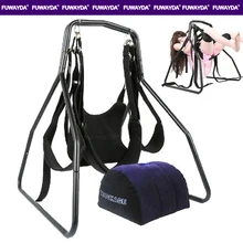 Качели для патио, мебель для дома и улицы, кровать, кресло-качалка, подушка, качающаяся рама, секс-позиция, связывание, нейлон, флирт для пар