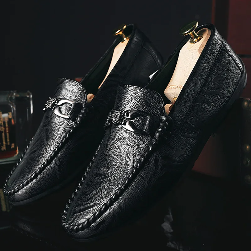

Fashion Man Moccosins Men's 2019 New Style Spring Korean-style Versatile Trend Loafers Social Fella Casual Shoes Men Shoes