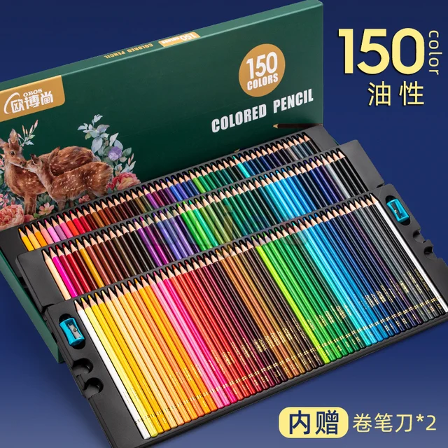  200 lápices de colores, lápices de colores profesionales a base  de aceite para adultos, lápices de colores artísticos para libros de  colorear, artes de dibujo y bocetos, lápices de colores para