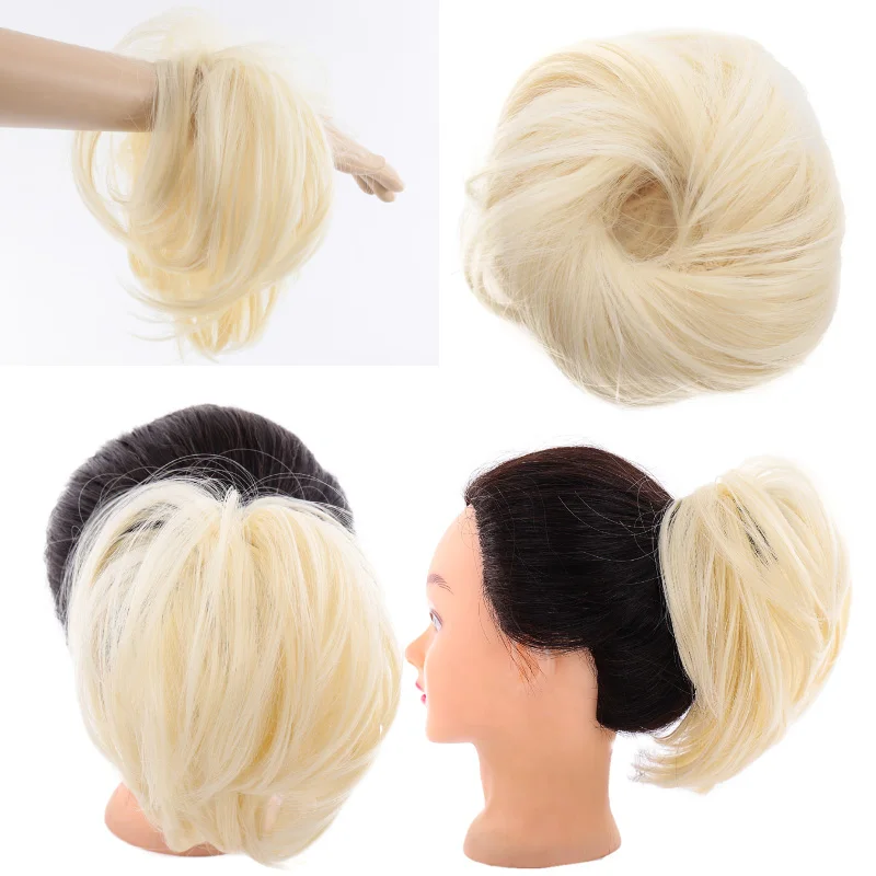 TALANG Messy Scrunchie Chignon волосы пучок прямой эластичный пояс шиньон для создания