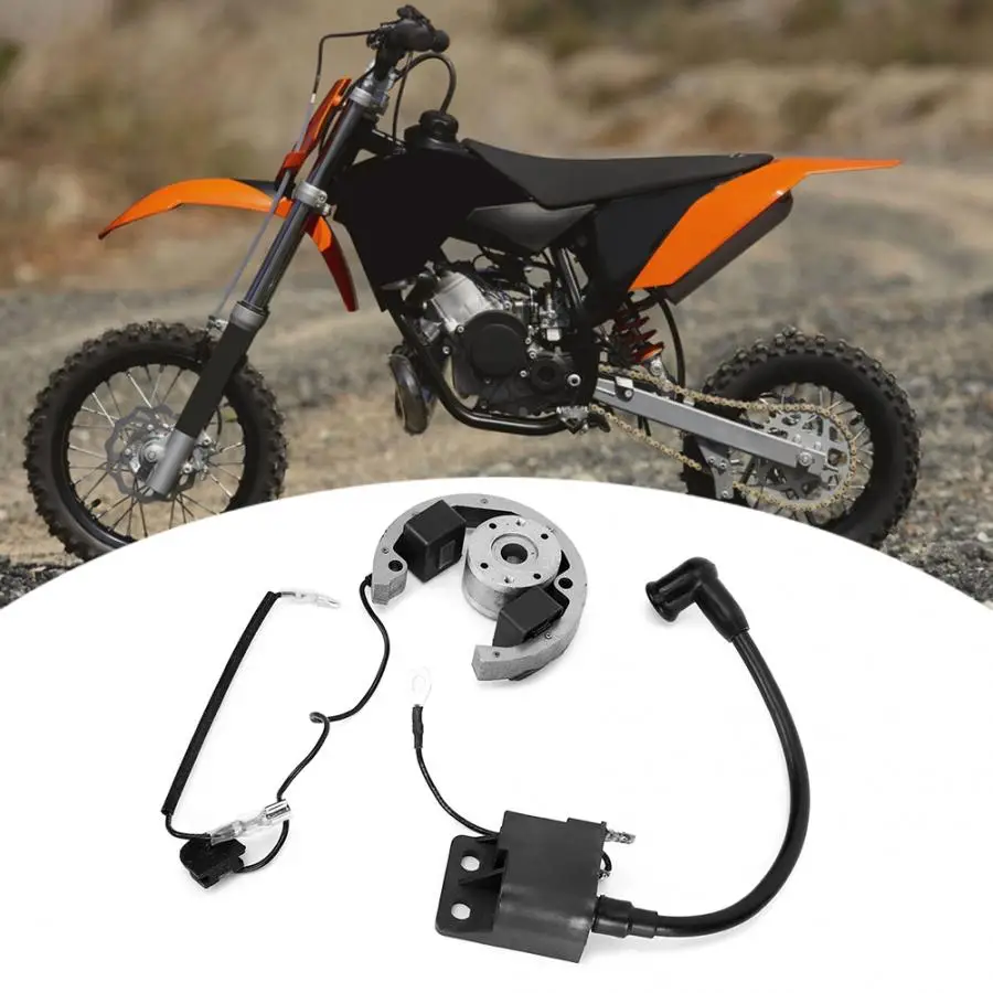Статор мотоцикла катушка обмотка статора Магнето подходит для KTM50 SX 50cc ВКЛ-ВЫКЛ переключатель кнопка