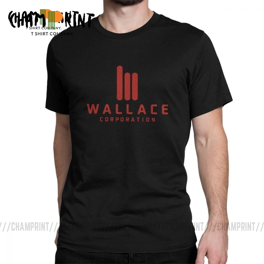 Футболка Wallace Corporation Blade Runner 2049 мужская хлопковая Повседневная футболка с круглым