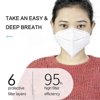 

1/5 /10PCS/lot Kn95 Face Mask Folding Advanced Protection Antibacterial Haze Windproof Dust Masks Y