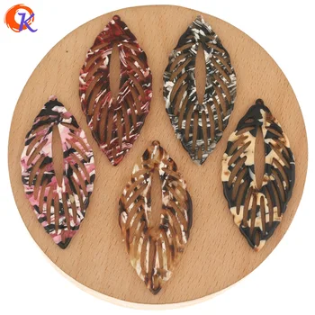 

Cordial Design 24*51MM 50Pcs DIY Making/Jewelry Accessories/Acetic Acid Charms/Leaf Shape/Hand Made/Pendant/Earring Findings