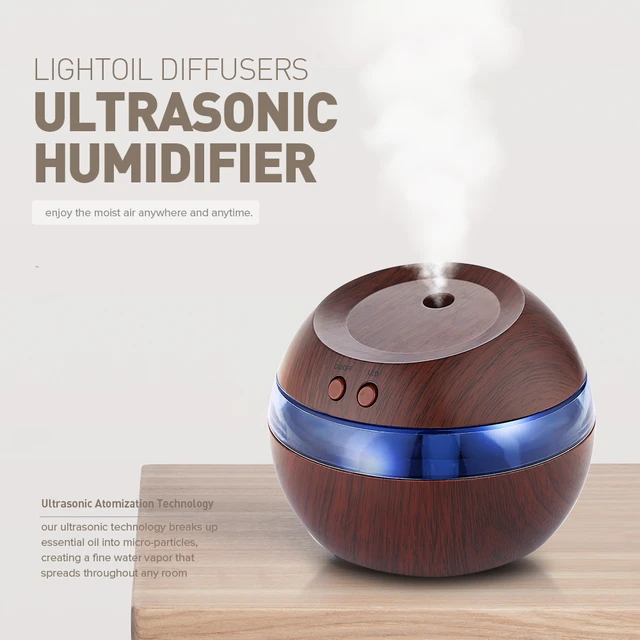 Kit Humidificador Ultrasónico USB Difusor De Aceites Esenciales