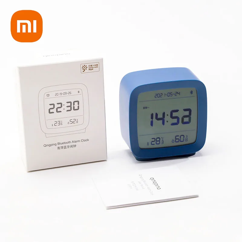 Original XIAOMI Alarm Clock APP Control Bluetooth 5.0 Thermometer
