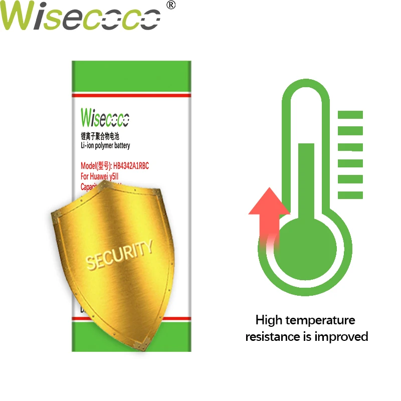 Wisecoco 4600mAh HB4342A1RBC Battery For Huawei y5II Y5 II 2 Ascend 5+ Y6 honor 4A SCL TL00 Honor 5A LYO L21 Phone Battery|Аккумуляторы