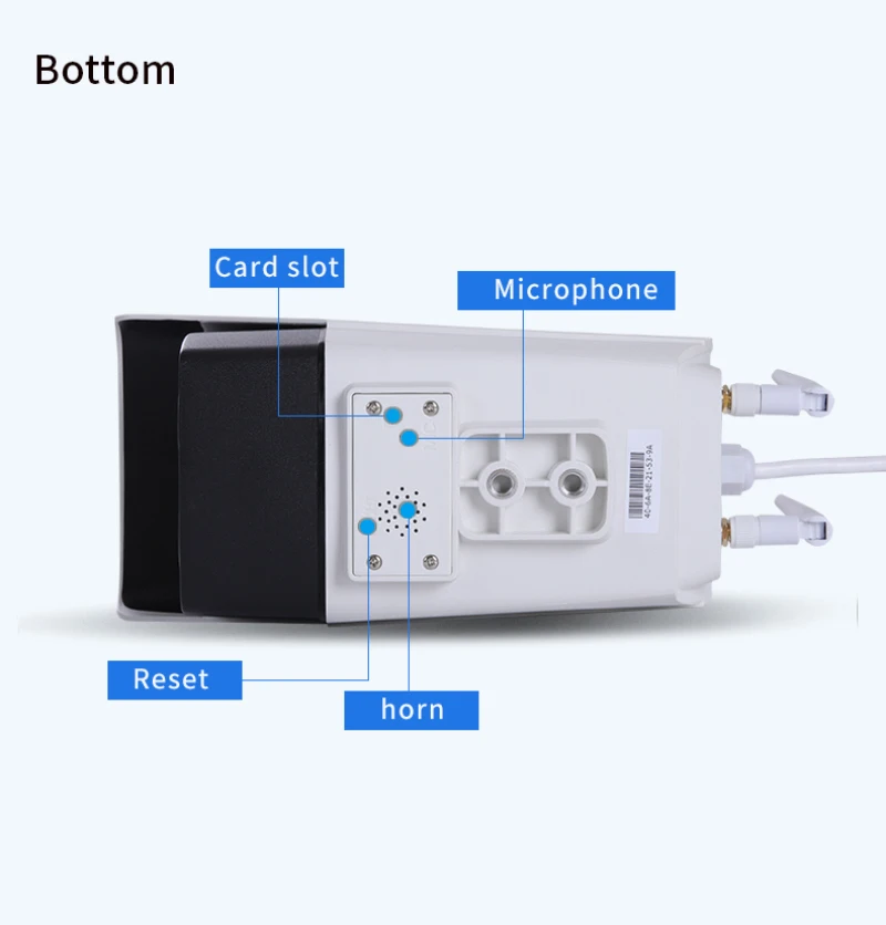 Ip-камера Wifi 1080P 960P 720P ONVIF Беспроводная Проводная P2P CCTV пулевидная камера наруэного наблюдения с TF слотом для карт камеры наблюдения