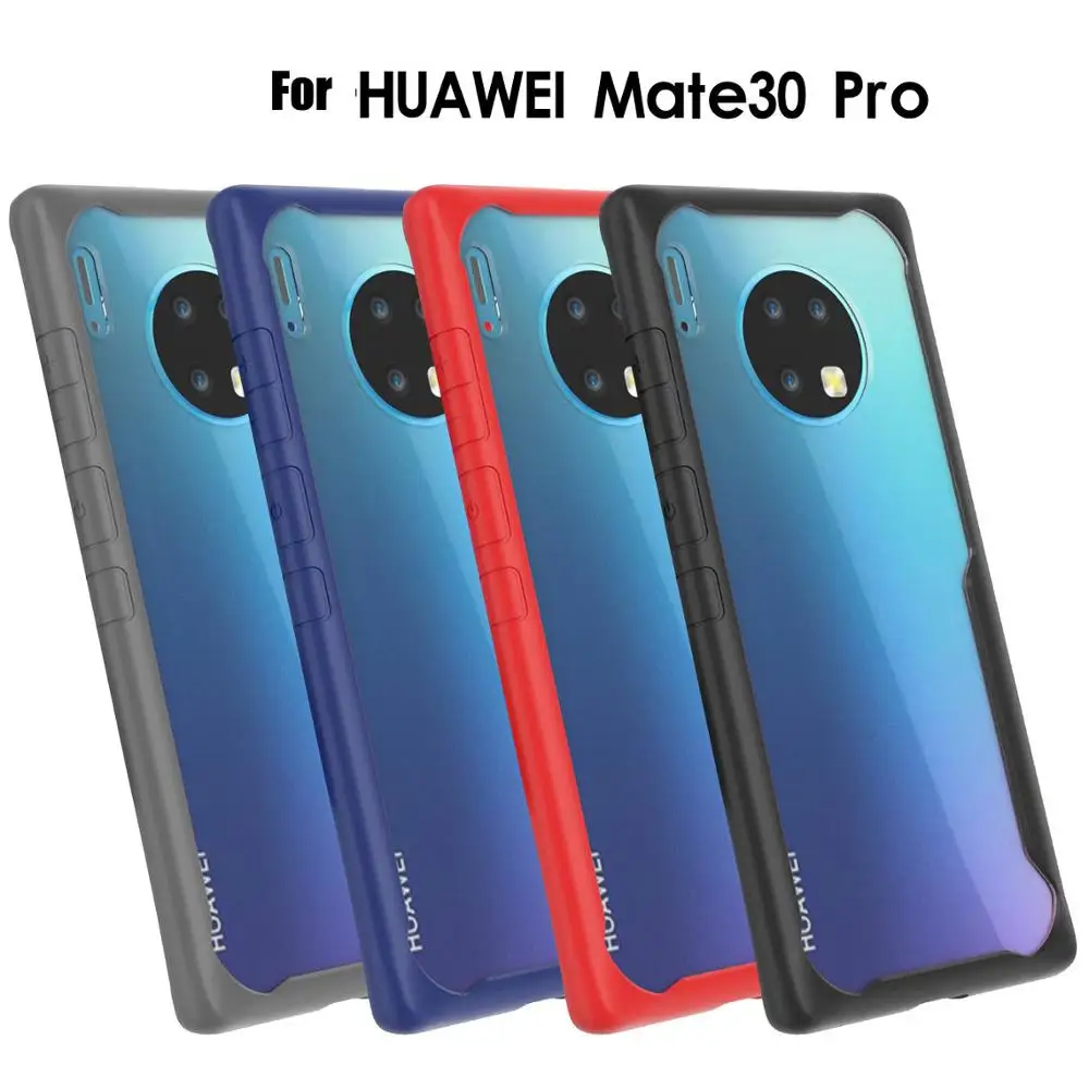 Для huawei mate 30 Pro Чехол прозрачный все включено анти осень ТПУ Мягкий край чехол для