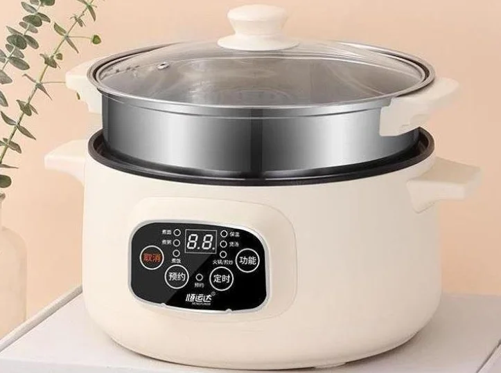 Multi-function lazy multi-function household appliances kitchen electric cooking pot office J03