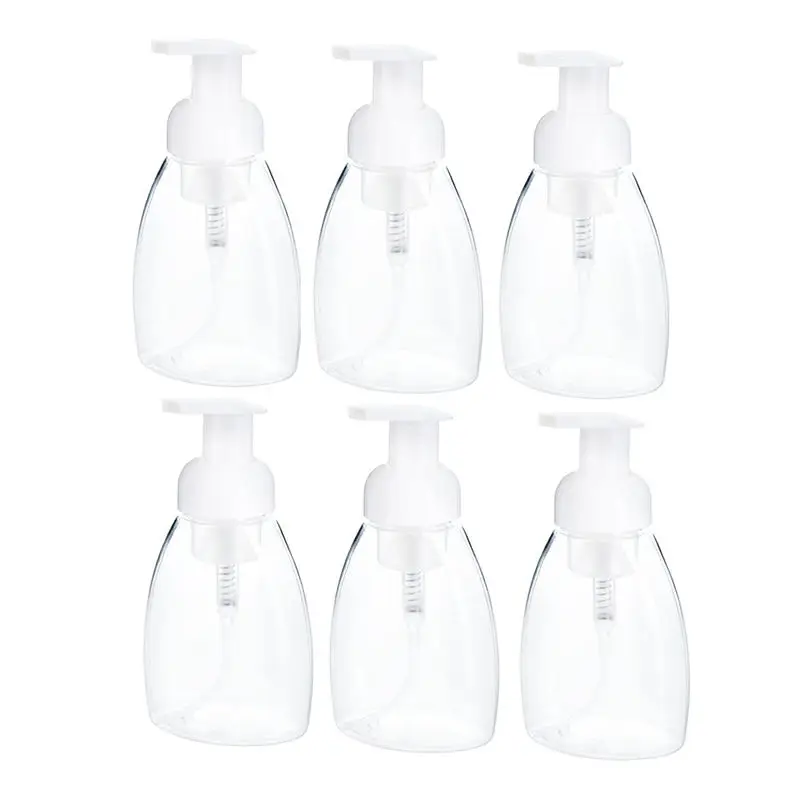 

6-Pack Foam Soap Dispensers Pump-Bottles For Liquid 4 Oz / 250 Ml Olive Soap Soap Diy Liquid Soap Detergent Shower Gel And More