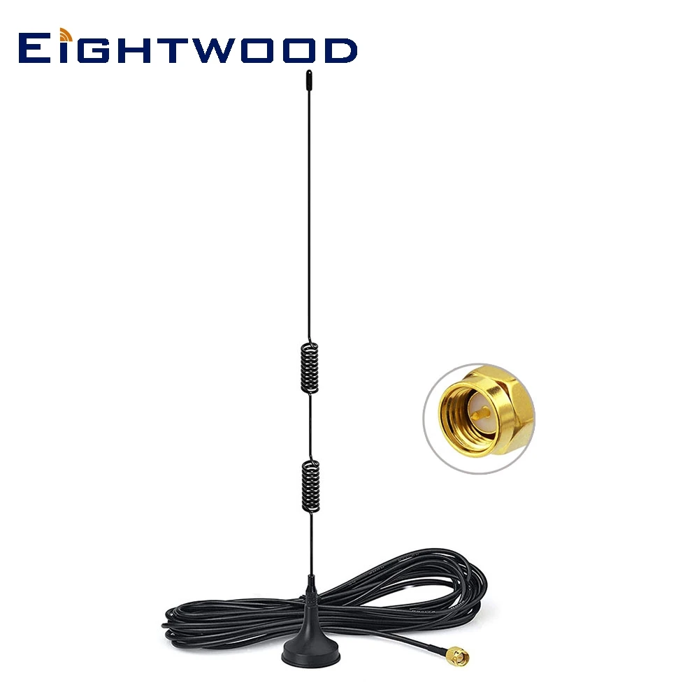Eightwood Двухдиапазонная Любительская радио антенна ручное двухстороннее SMA