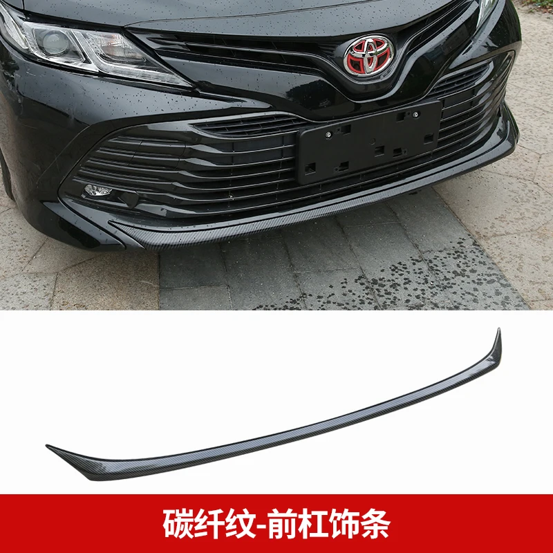 C3 Автомобильный Стайлинг для Toyota Camry бампер Передняя Губы угловая отделка переднего бампера бар - Цвет: C3