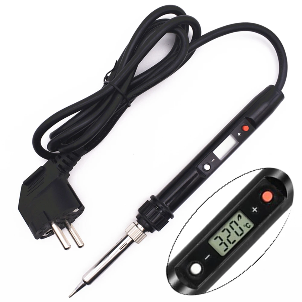 220V / 110V 80W Electric Soldering Iron LCD Digital Display Adjustable Temperature Internal Heating How Power Welding Tools best soldering iron