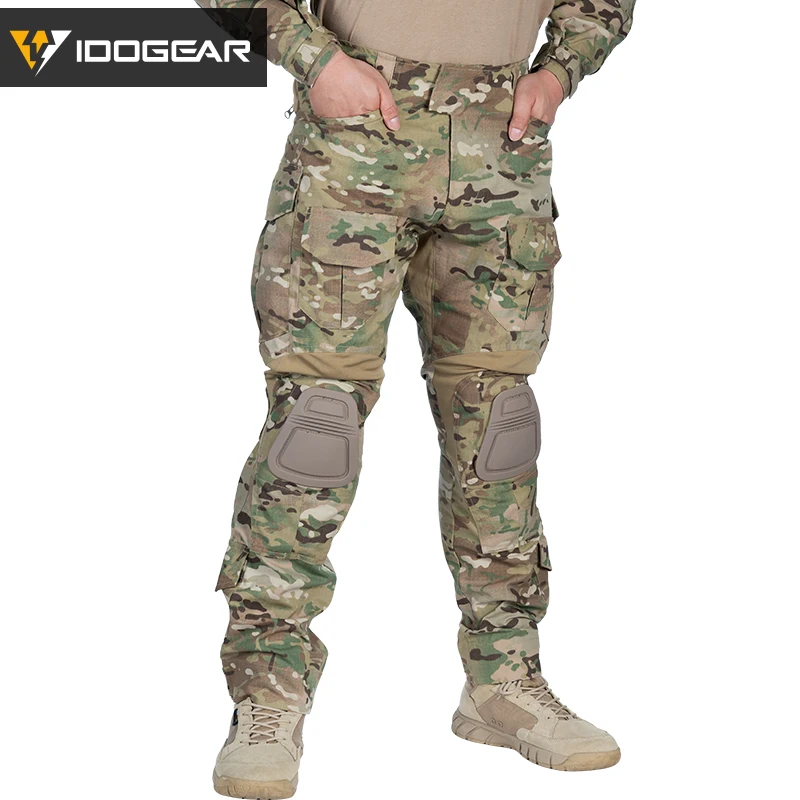 IDOGEAR Tactical G3 Pants Multi-camo Combat Trousers  Tactical  Bdu Camouflage Pants Winter Hunting 3205