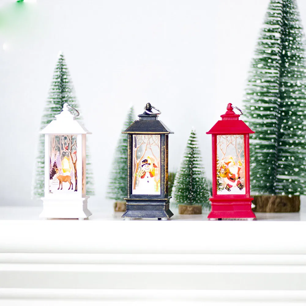 Продано-счастливый Рождественский подарок Креативный подсвечник украшения Рождественские огни подсвечники украшения на год