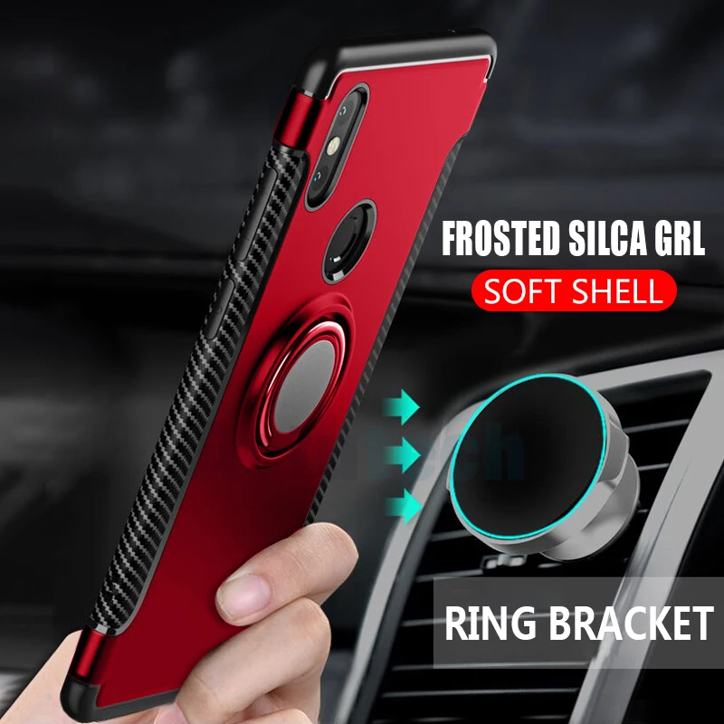 Роскошный защитный чехол Magic Ring для Xiaomi Redmi 5 Plus 6A 6 Pro телефона полный Чехол mi A2 Lite