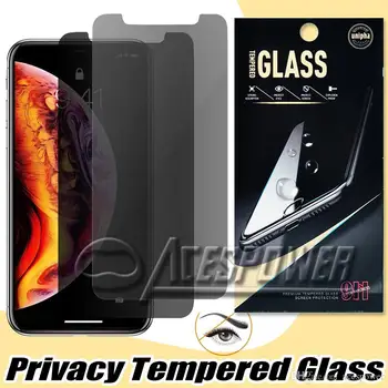 

Acespower Privacy Tempered Glass for IPhone 11 X XS XR 7 8 Max Plus Case Friendly Anti-Spy Screen Protector Free Shipping