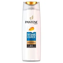 Шампунь 2в1 «Питание и Блеск» Pantene, 400 мл
