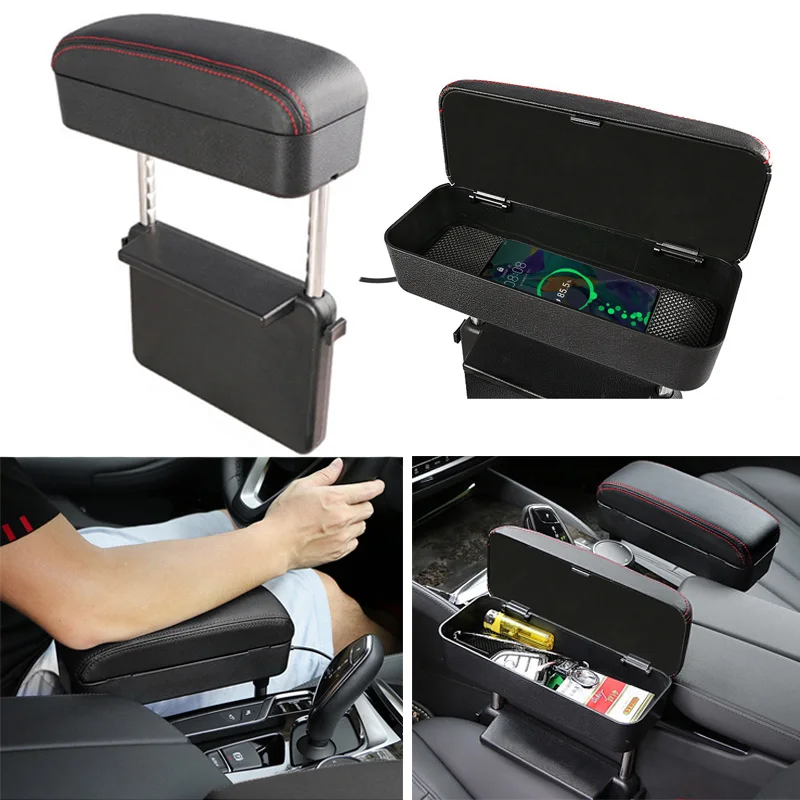 Universal Car Armrest Box Elbow Support Adjustable Car Center Console