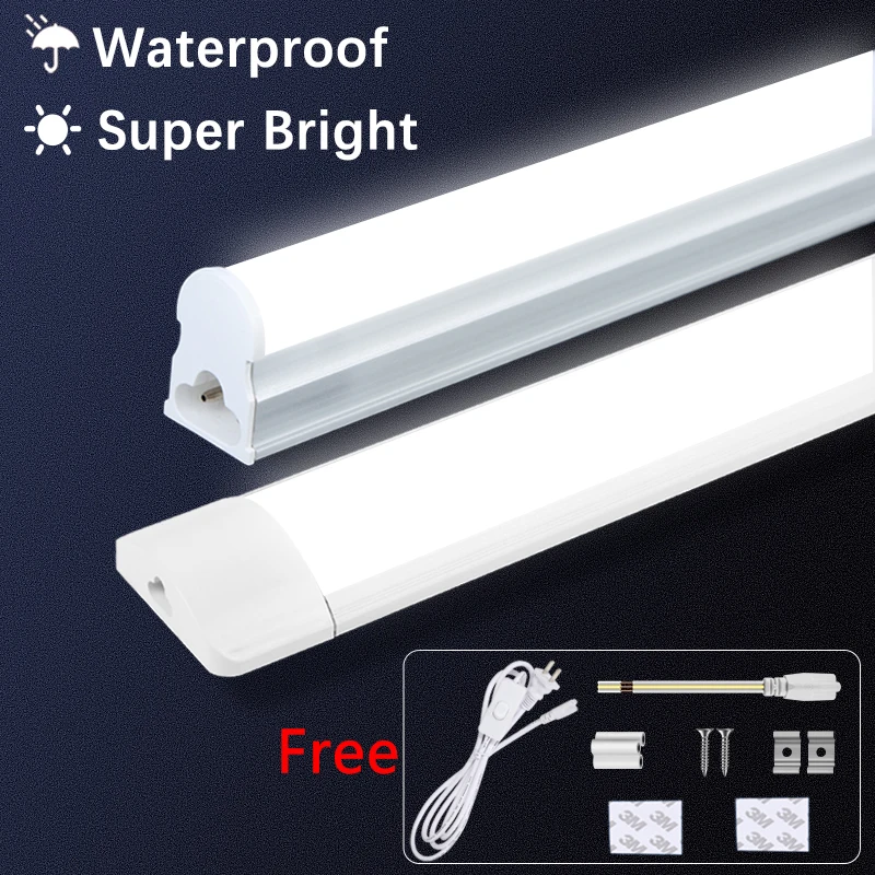 

Whole Set Led Lights for Kitchen Under Cabinet Lights 5W 10W 20W Led Tube Light Wall Lamp for Closet Kitchen Lighting 110V 220V